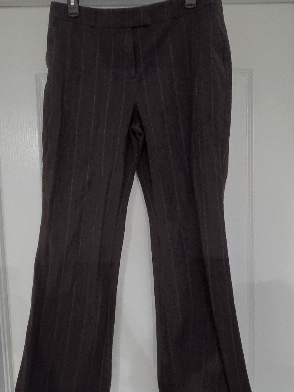 Y2K Sz 12 NY And Co. Pinstriped Pants Cotton Flare Bootcut